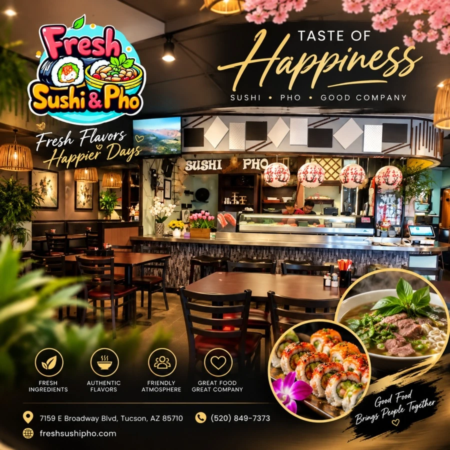 Fresh Sushi Restaurant in Tucson, AZ 85710